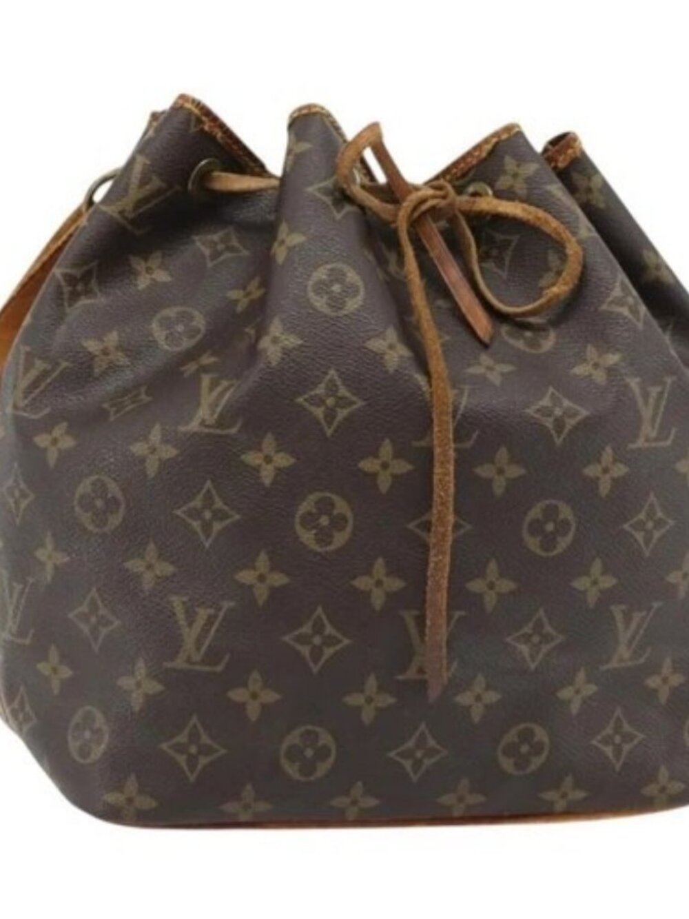 LOUIS VUITTON Monogram Petit Noe Shoulder Bag M42226 LV Auth 155520